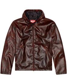 Diesel J-Ram zipped hooded jacket - Brown