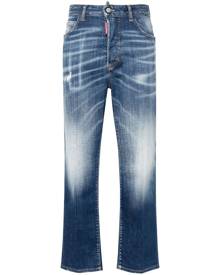 Dsquared2 Boston high-rise cropped jeans - Blue