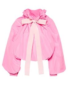 Patou drawstring faille top - Pink