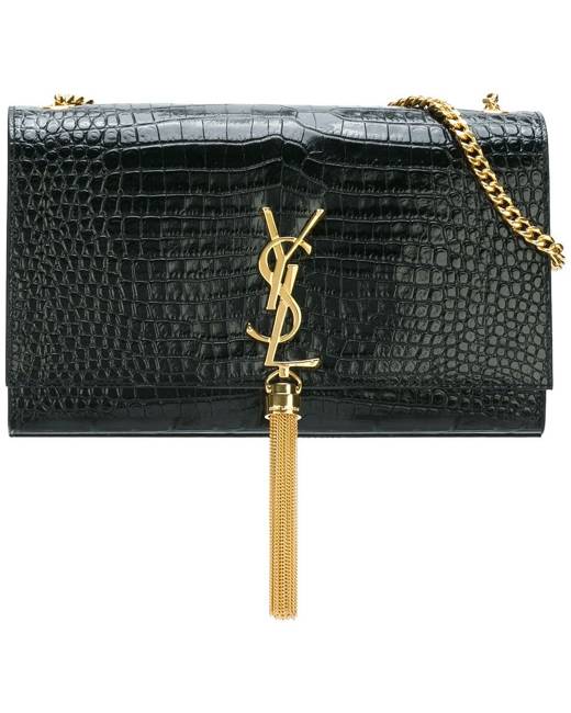 ysl black and gold bag