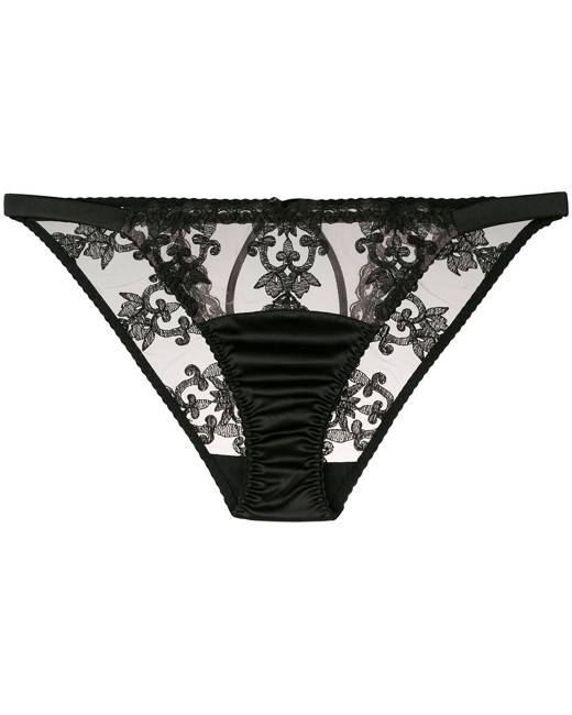 Fleur Of England lace balconette bra - Black