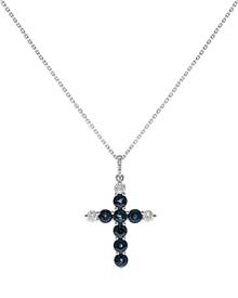 women's diamond cross necklaces