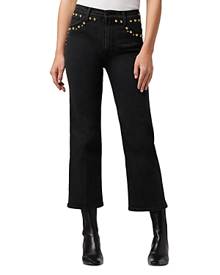 Joe's Jeans The Blake High Rise Cropped Wide Leg Jeans in Billow