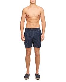 Orlebar Brown Louis Solo Pastiche Relaxed Fit Jacquard 6 Swim Trunks