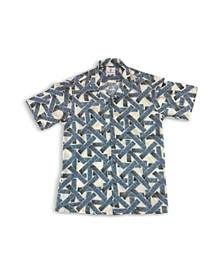 Cora Spearman Hawaii Coradorables Justin Regular Fit Printed Camp Shirt