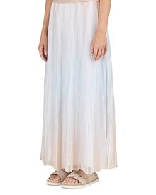 Peserico Ombre Tulle Maxi Skirt