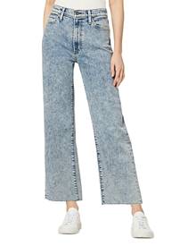 Joe's Jeans The Blake High Rise Wide Leg Cropped Jeans in Just In Case