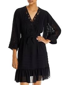 Kobi Halperin Linda Lace Trim Dress