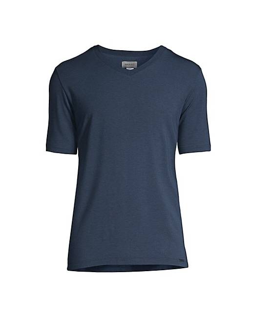 Blueline 700/01 V Neck Tee Shirt Unterhemd Microfaser Schwarz S/M oder L/XL