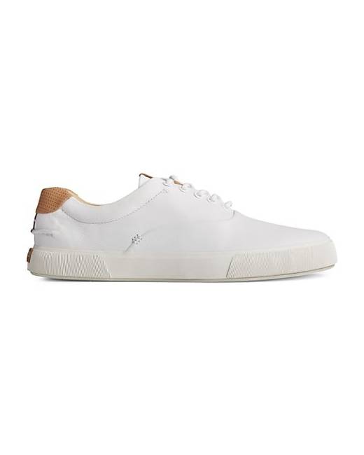 sperry white mens sneakers