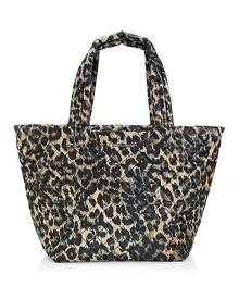 MZ Wallace Medium Metro Leopard-Print Tote Deluxe