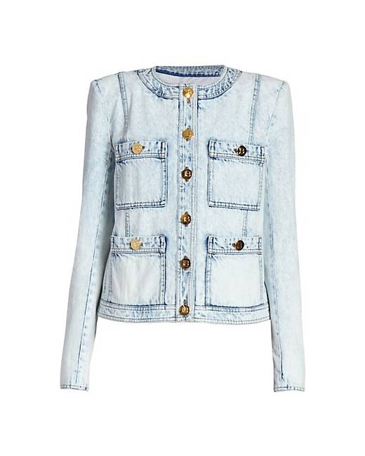 Women's Western Denim Jacket by Balmain | Coltorti Boutique