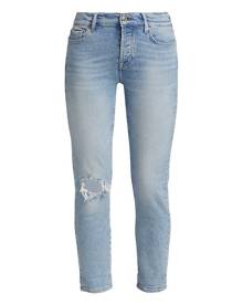 7 For All Mankind Josefina Mid-Rise Stretch Slim Crop Jeans