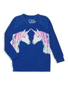 Chaser Little Girl's & Girl's Unicorn Pullover Sweater