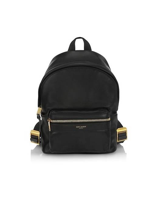 Saint Laurent Joe Quilted Lambskin Ysl Backpack Bag