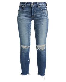 Moussy Vintage Ingraham Low-Rise Distressed Stretch Crop Skinny Jeans