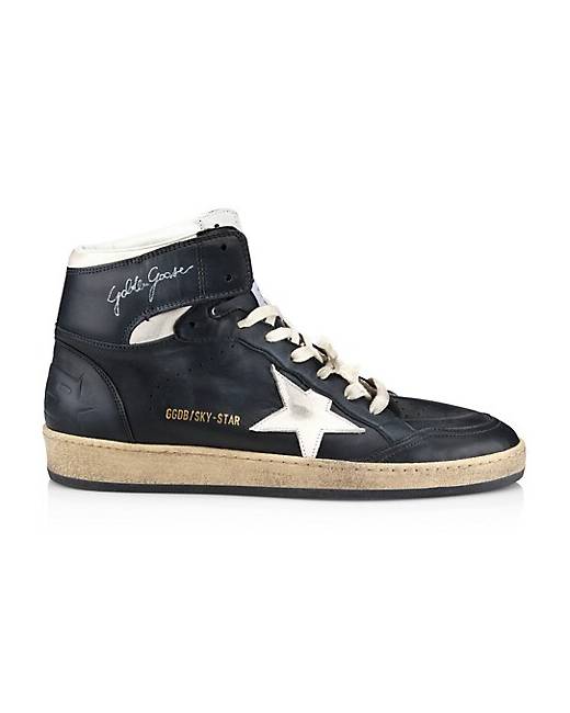 golden goose black high tops