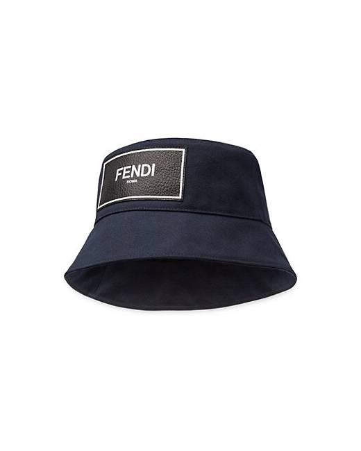 Fendi FF Jacquard Cashmere-Blend Bucket Hat