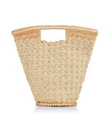 Carrie Forbes Lily Raffia Top Handle Bag