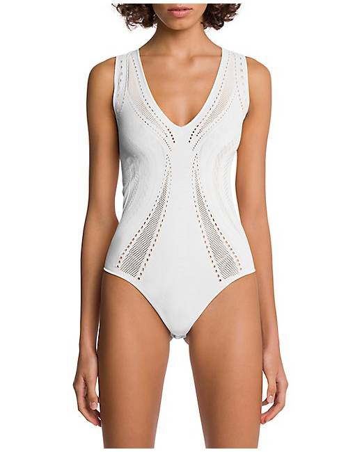 Only Hearts Coucou Lola Bodysuit in White