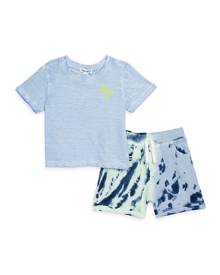 Splendid Baby Boy's 2-Piece T-Shirt & Tie-Dye Shorts Set