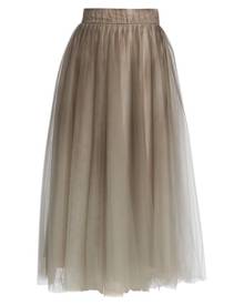 Fabiana Filippi Fade Tulle Midi-Skirt