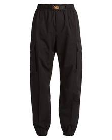 Versace Silver Baroque, Fuchsia And Tawny Informal Cotton Poplin Pants Versace Silver Baroque, Fuchsia And Tawny Informal Cotton Poplin Pants