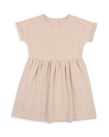 Pouf Little Girl's & Girl's Grid-Print Short-Sleeve Dress
