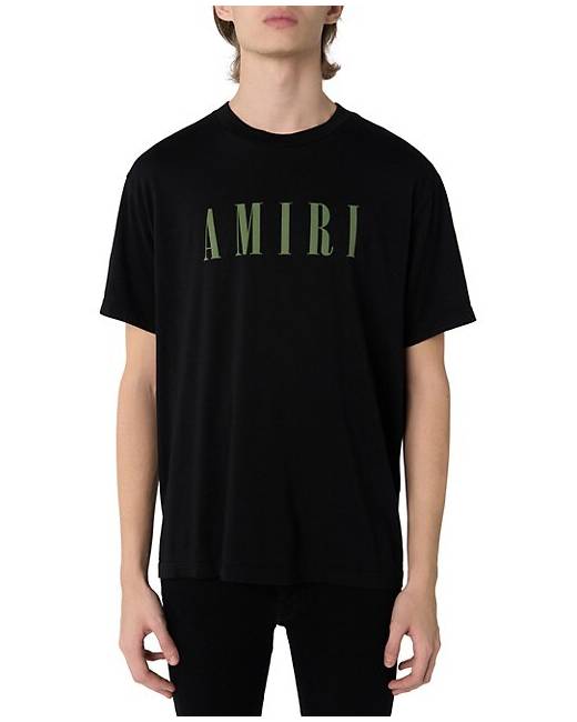Mens T-shirts Amiri T-shirts Designed And Built To Be Used For Everyday Looks in Black for Men Amiri Cotton Logo Sweater Save 54% 