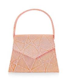 ANIMA IRIS Zaza Printed Leather Top Handle Bag