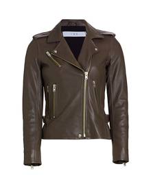 IRO Newhan Classic Leather Moto Jacket