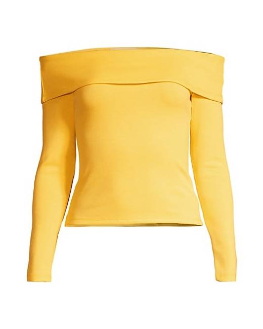 JM Collection Cold-Shoulder 3/4-Sleeve Top, Created for Macy's