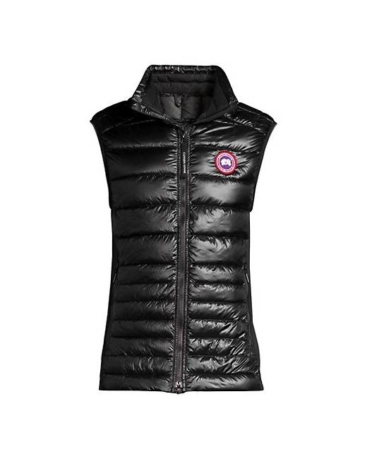 Canada Goose Goose Black Label Garson Quilted Shell Down Gilet for Men Mens Clothing Jackets Waistcoats and gilets 