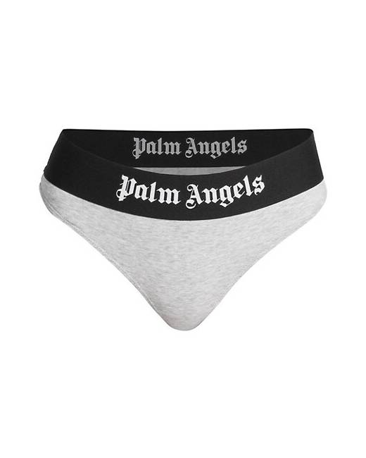 Black Palm Angels Synthetic Bra in Black/White Womens Lingerie Palm Angels Lingerie 