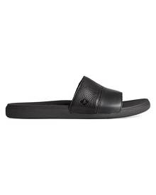 sperry plushwave dock leather slide