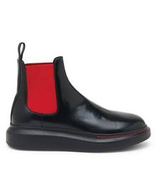 Alexander McQueen Platform Leather Chelsea Boots