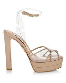 Aquazzura Lido Platform PVC Sandals