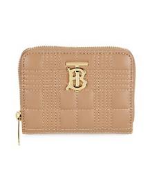 Burberry Floral Check Print Leather Coin Case - Farfetch