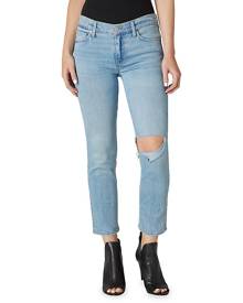 Hudson Jeans Nico Mid-Rise Cropped Straight Jeans