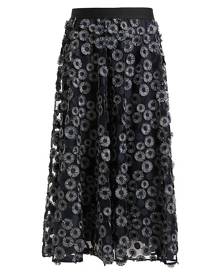 Marina Rinaldi, Plus Size Certosa Embroidered Tulle Midi-Skirt