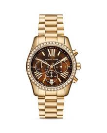 Michael Kors Lexington Goldtone Stainless Steel Chronograph Watch Michael Kors Lexington Goldtone Stainless Steel Chronograph Watch