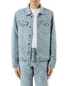 Casablanca Monogram Print Denim Jacket