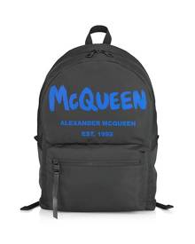 Alexander McQueen Metropolitan Logo Backpack