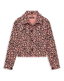 DL Premium Denim Girl's Manning Cheetah Jacket