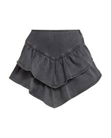 Mother The Ruffle Denim Miniskirt