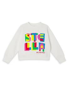 Stella McCartney Kids Little Girl's & Girl's Stella Print Crewneck Sweatshirt