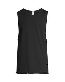Black Alo Yoga Synthetic Gray Idol Performance Tank Top in Titanium Mens T-shirts Alo Yoga T-shirts for Men 