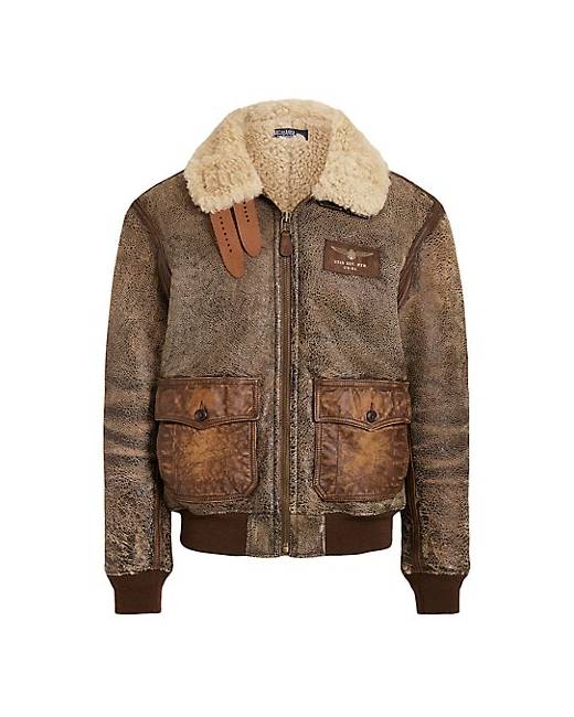 Ralph Lauren RRL zip-up Leather Jacket - Farfetch