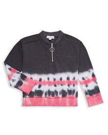 Design History Little Girl's Tie-Dye Sweatshirt