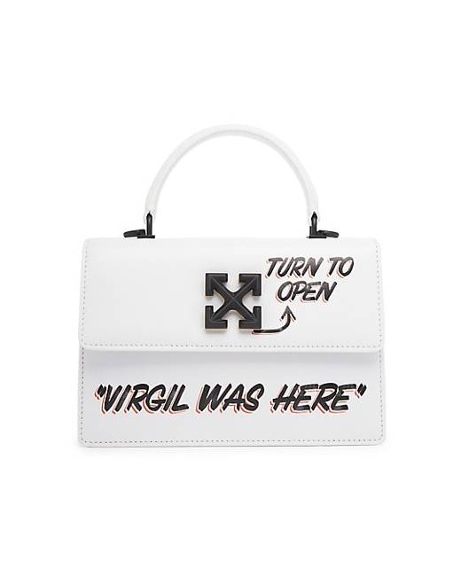 Off-White c/o Virgil Abloh Cut Here Jitney 2.8 Bag in Black
